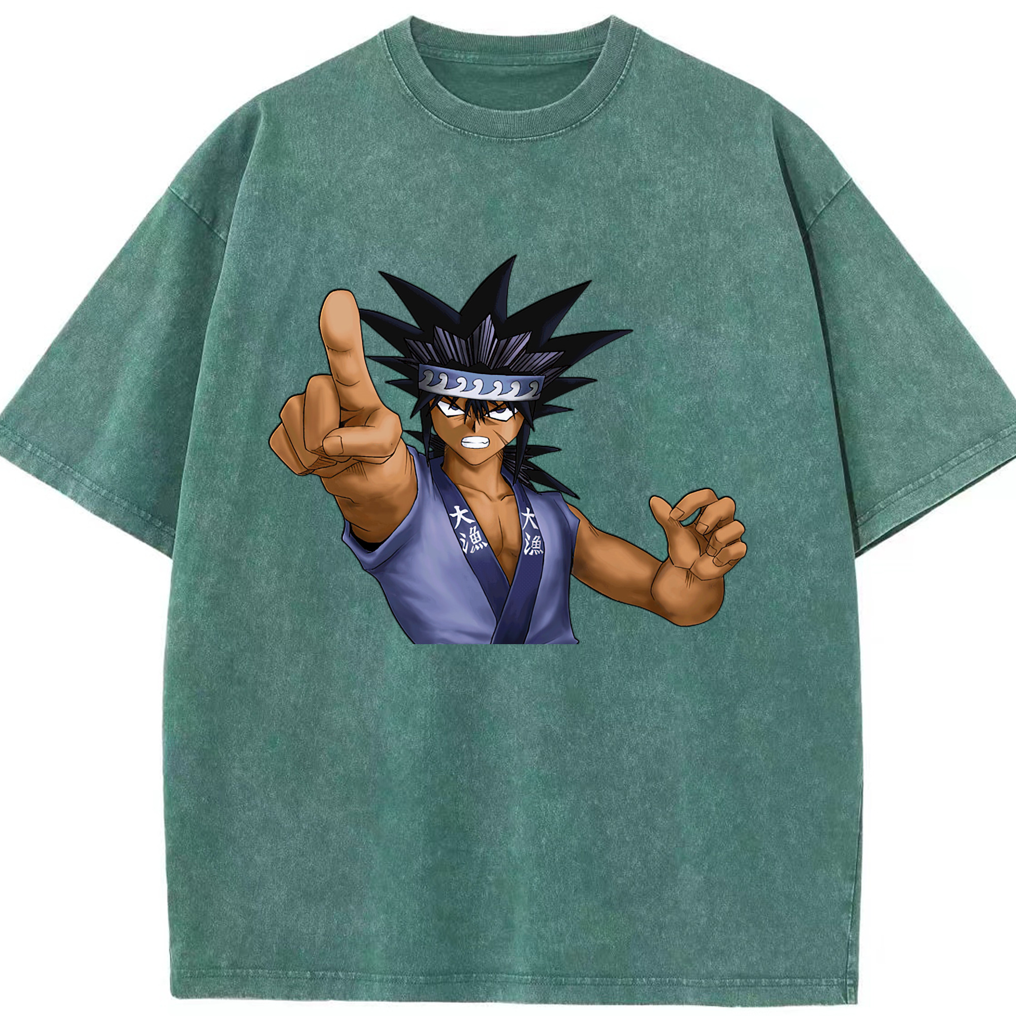 （画像用） 遊☆戯☆王 Yu-Gi-Oh! 綿100% ヴィンテージ風 半袖Tシャツ（フロントプリント）
